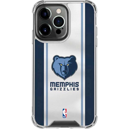 NBA Memphis Grizzlies Home Jersey iPhone 16 Pro Clear Case